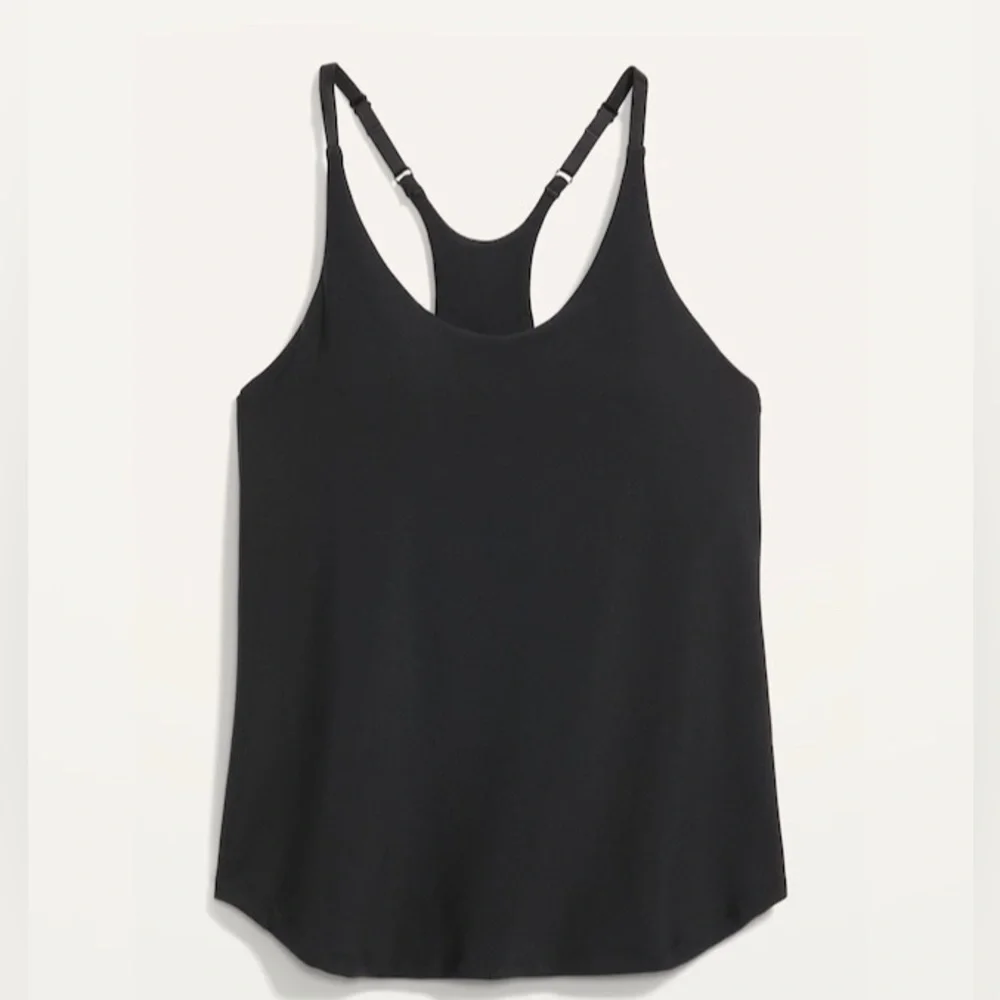 NWT! Black PowerLite LYCRA® ADAPTIV Racerback Shelf-Bra Tank Top - Multiple - Picture 5 of 9